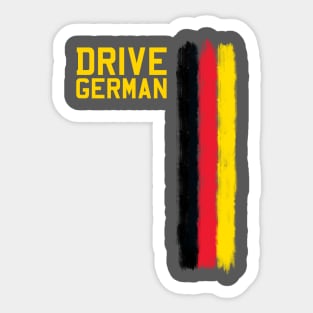 Drive German Cars Sticker